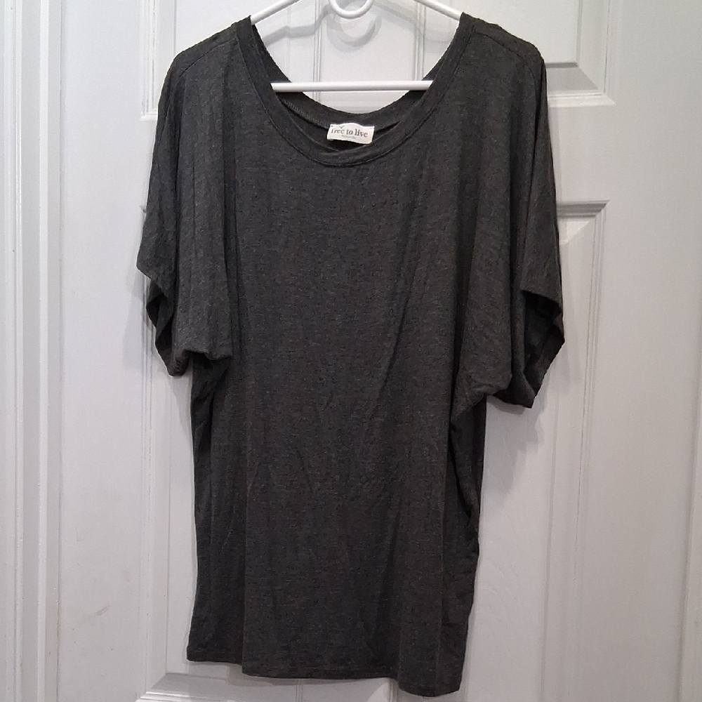 Charcoal Short Sleeve Women's Tee